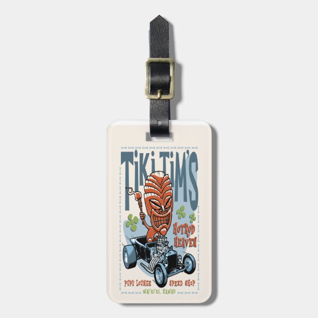 Tiki Tim's II Luggage Tag (Front Vertical)