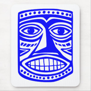 Tiki Toby - Blue Mouse Mat