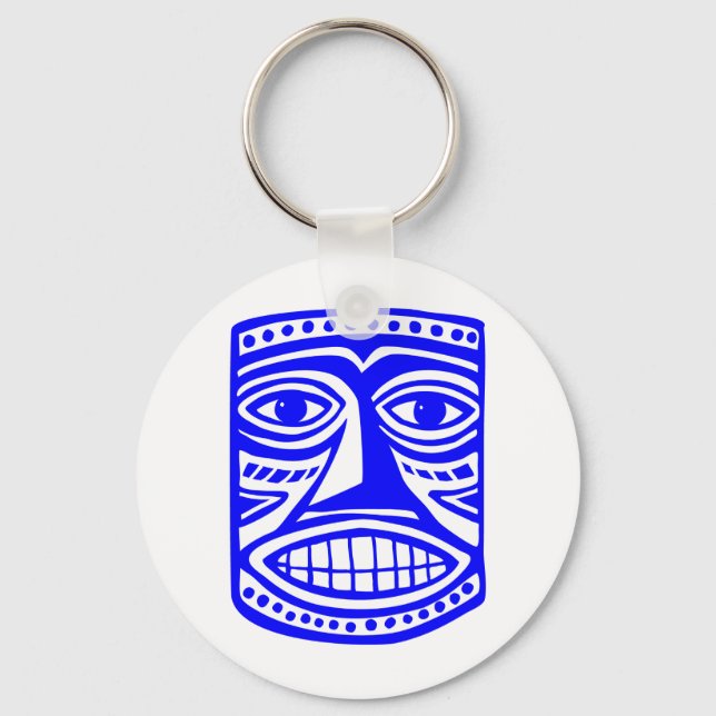 Tiki Toby - Red Key Ring (Front)