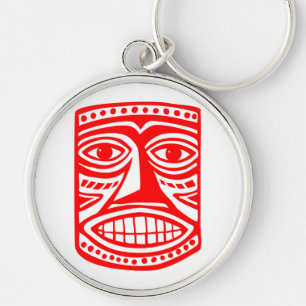 Tiki Toby - Red Key Ring
