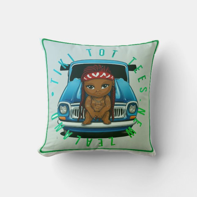 Tiki tots tees  cushion (Front)