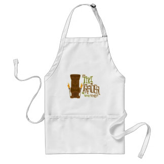 Tiki Trader Bold Tropical Restaurant Logo Fun Standard Apron