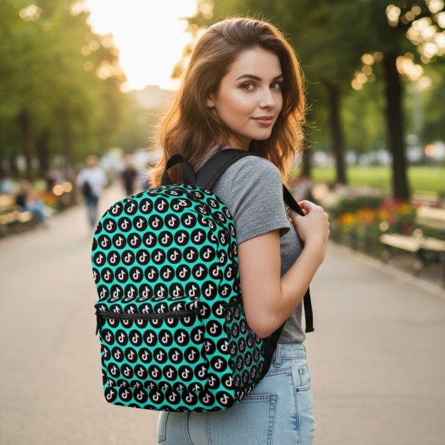 TikTok Printed Backpack (Creator Uploaded)