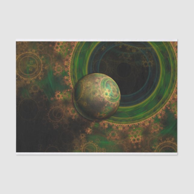 TikTok's 4-Dimensional Steampunk Time Contraption Tissue Paper (Front)