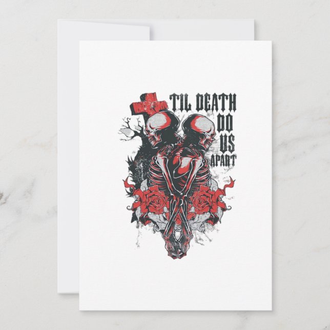Til Death Do Us Apart Holiday Card (Front)