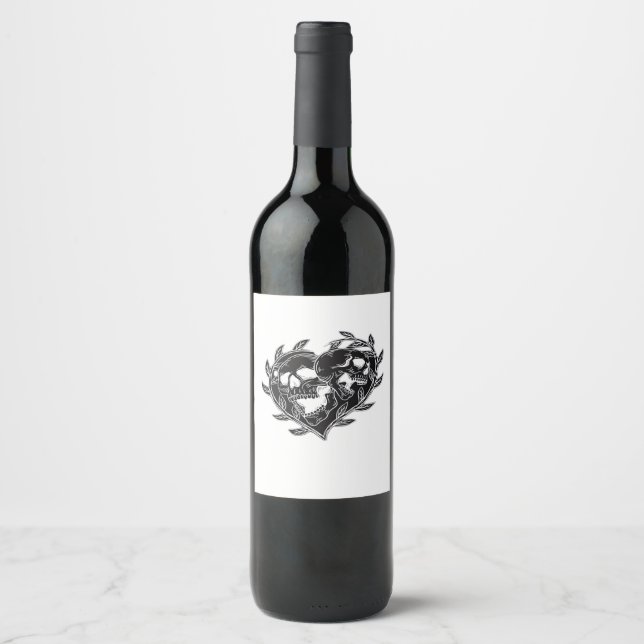 Til Death Do Us Classic Wine Label (Front)