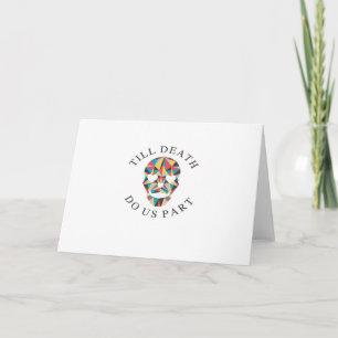 Til Death Do Us Funny & Classic Halloween Card