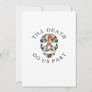 Til Death Do Us Funny & Classic Halloween Holiday Card