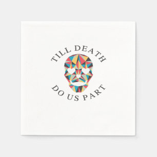 Til Death Do Us Funny & Classic Halloween Napkin