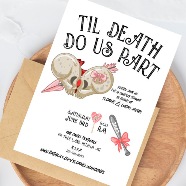 Til Death Do Us Part | Couples Invite | Colour (Creator Uploaded)
