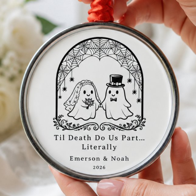 Til Death Do Us Part Ghost Wedding Ornament (Creator Uploaded)