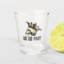 Til Death Do Us Part Gothic Queen Skull with Crown