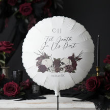 Til Death Do Us Part Gothic Skull & Rose Wedding