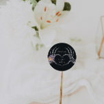 'Til Death Do Us Part | Halloween Wedding  Classic Round Sticker<br><div class="desc">Add a special thank you to your wedding favours with our personalised wedding thank you stickers. Simple yet elegant these designs are perfect for any celebration. A little elegance mixed with some scary humour these fantastic wedding announcements are a great alternative to traditional. Whether you like a spooky, haunted Halloween...</div>