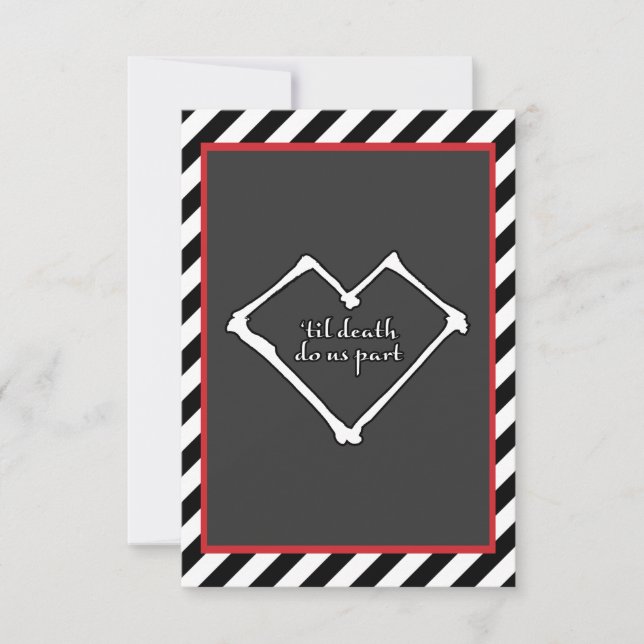 'til death do us part invitation (Front)