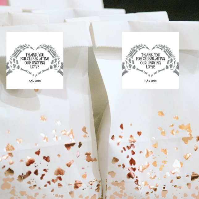 Til Death Do Us Part | Party Favour Sticker | B+W (Creator Uploaded)