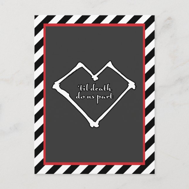 'til death do us part postcard (Front)