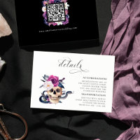 'Til Death Do Us Part Purple & Black Details