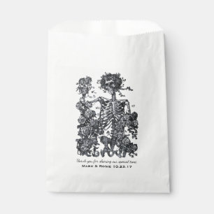 Til Death Do Us Part Skeleton Personalised Favour Bags