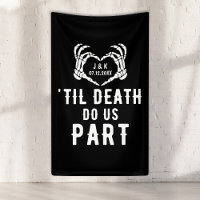 Til Death Do Us Part Skeleton Wedding Vertical