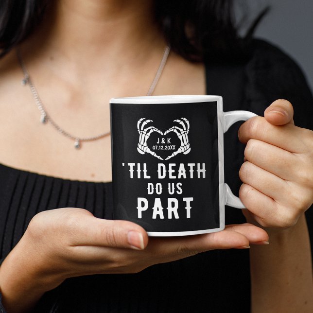 Til Death Do Us Part Wedding Custom Initials Date Coffee Mug (Til Death Do Us Part Wedding Custom Initials Date Coffee Mug
)