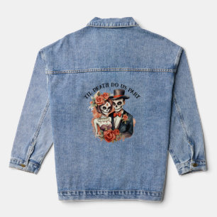 Til Death Do Us Part Wedding Denim Jacket