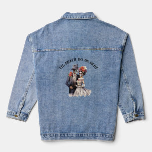 Til Death Do Us Part Wedding Denim Jacket