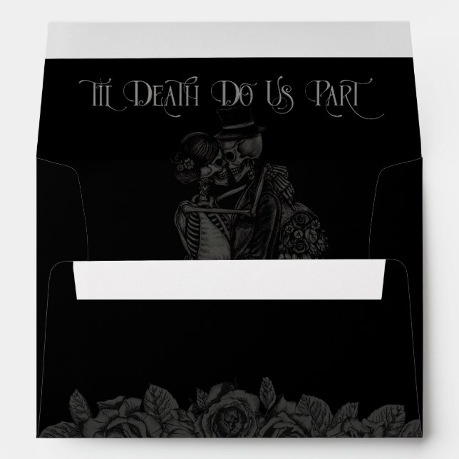 Til Death Do Us Part Wedding Envelope (Back (Bottom))