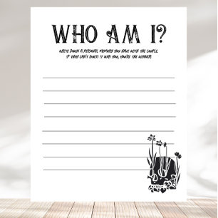 Til Death Do Us Part   Who Am I? Game   B+W