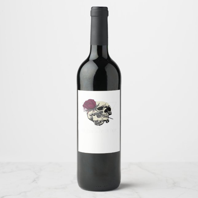 Til Death Do Us Part Wine Label (Front)