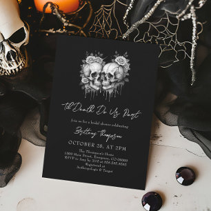 Til Death Do Us Party Bridal Shower Invitation