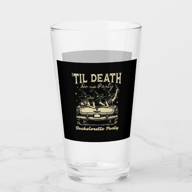 Til Death Do Us Party Halloween D Yellow Glass (Front)