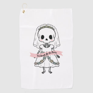 Til Death Do Us Party Halloween Golf Towel