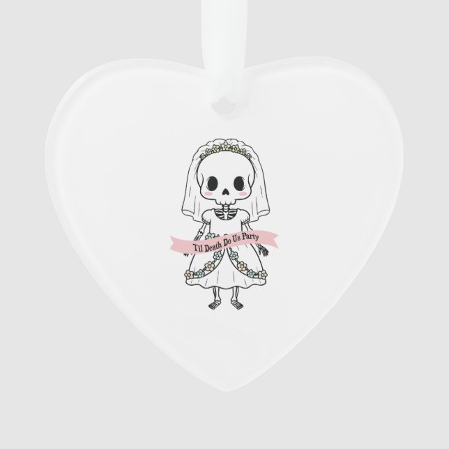 Til Death Do Us Party Halloween Ornament (Front)