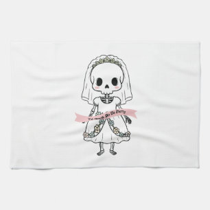 Til Death Do Us Party Halloween Tea Towel