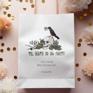 Til Death Do Us Party Irish Skull Bridesmaid Small Gift Bag