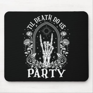 Til Death Do Us Party Retro Halloween Chelorette M Mouse Mat