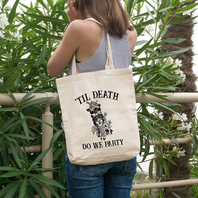 Til Death Do We Part Bachelorette Party Customised Large Tote Bag (Creator Uploaded)