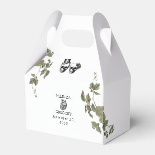 Til Death Gothic Heart Floral Skulls Wedding Favour Box