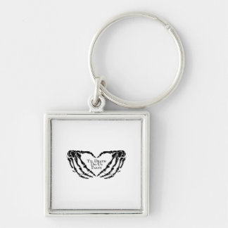 Til Death - Skeleton Heart Hands  Key Ring