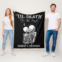 Til Death Skeleton Lovers Tarot Card Goth Wedding