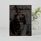 Til Death Watercolor Black Gothic Photo Wedding