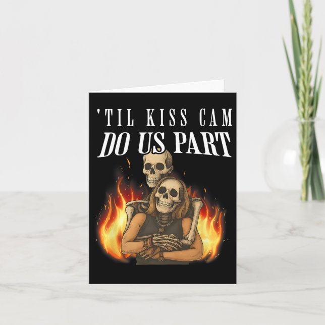 Til Kiss Cam Do Us Apart  Card (Front)