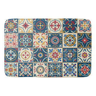 Tile bath mat