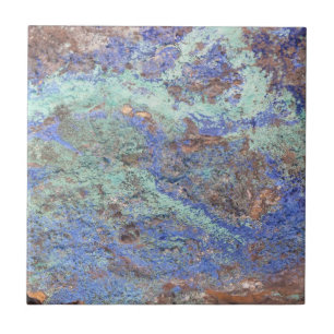 Tile--Blue Copper Tile
