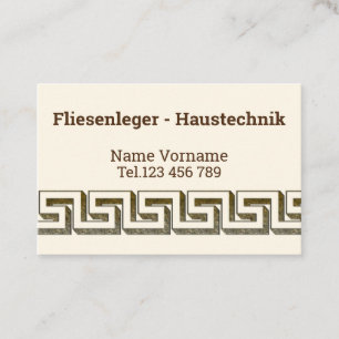 tile business card