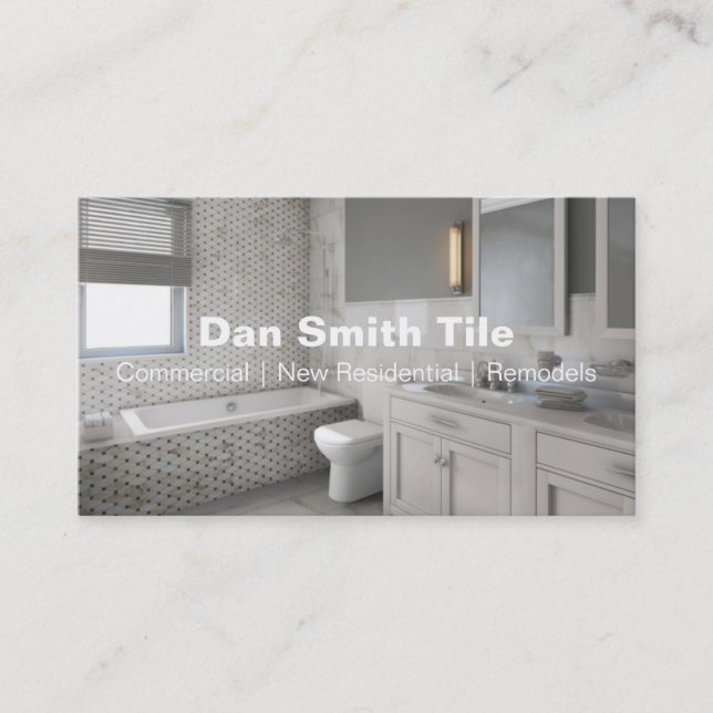 Tile business card (Front)