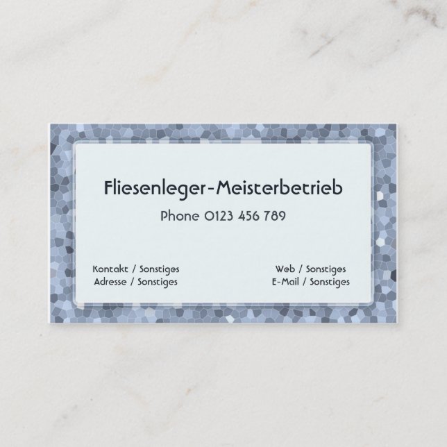 tile business card (Front)