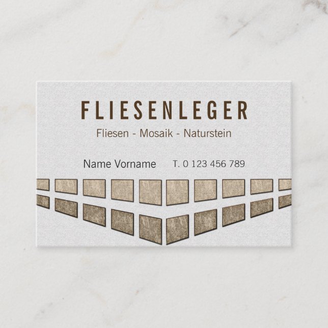 tile business card (Front)