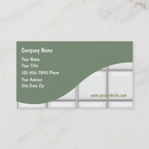 Tile Cleaning Business Card